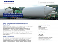 mudersbach-silokomponenten.de Webseite Vorschau
