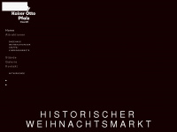 historischer-weihnachtsmarkt-magdeburg.de Webseite Vorschau