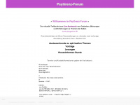 psygrenz-forum.de Webseite Vorschau