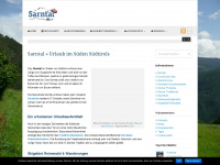 sarntal.org Webseite Vorschau