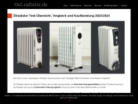 oel-radiator.de Webseite Vorschau