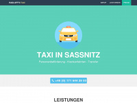 taxi-sassnitz.de Webseite Vorschau