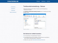 Textbausteinverwaltung.net