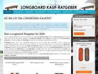 longboard-kauf.de Webseite Vorschau