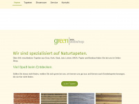 greenwebshop.de Webseite Vorschau