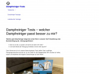 dampfreiniger-tests.com Webseite Vorschau