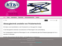 ktk-polstertechnik.de Webseite Vorschau
