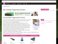 yogamatte-kaufen.com Webseite Vorschau