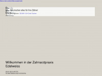 zahnarzt-edelweiss.ch Webseite Vorschau