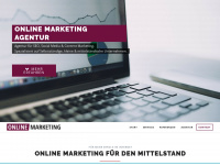 onlinemarketing-agentur.biz Webseite Vorschau