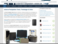 externe-festplatten-tester.de Webseite Vorschau