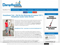 dampfbesen-test.com Webseite Vorschau