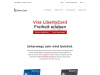 libertycard.ch Webseite Vorschau
