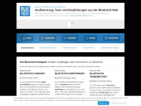bluetoothtest.de Webseite Vorschau