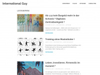 international-guy.com Webseite Vorschau