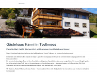 gaestehaus-todtmoos.de Webseite Vorschau