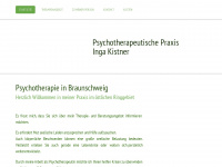 psychotherapie-kistner.de Webseite Vorschau