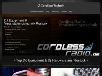technik.cordless-radio.de Webseite Vorschau