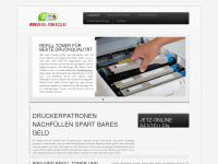 refill-toner.co.at Webseite Vorschau