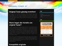 original-toner.at Webseite Vorschau