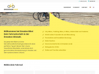 dresden-fahrradvermietung.de Webseite Vorschau