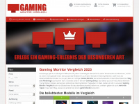 gaming-monitor-tests.com Webseite Vorschau