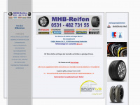 mhb-reifen.de Webseite Vorschau