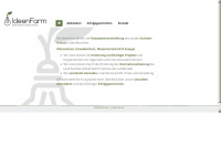 ideenfarm.org Webseite Vorschau