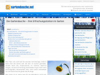 gartendusche.net Webseite Vorschau