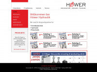 hoewer-hydraulik.de Webseite Vorschau
