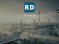ralfdomroes.com Webseite Vorschau