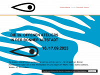offene-ateliers-bonn.de Webseite Vorschau