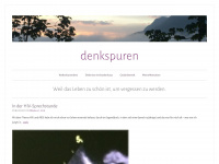 denkspuren.wordpress.com Webseite Vorschau