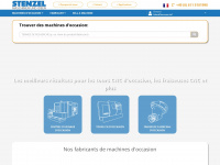cnc-stenzel.fr Webseite Vorschau