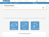 cnc-stenzel.hu Webseite Vorschau
