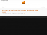 bbl-konstruktion.de Webseite Vorschau