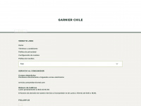 garnier.cl Webseite Vorschau