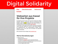 digital-solidarity.de Webseite Vorschau