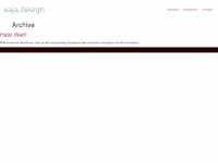 xaja-design.de Webseite Vorschau