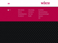 wirth-tee.de Webseite Vorschau