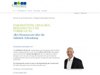 parodontitis-zahnarzt-vs.de Webseite Vorschau