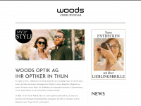 woods-optik.ch Webseite Vorschau
