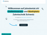 jobsdental.ch Webseite Vorschau