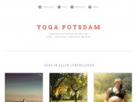 potsdam-yoga.de Webseite Vorschau