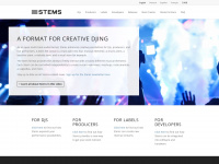 stems-music.com Webseite Vorschau