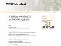 mdse-manifest.org Webseite Vorschau