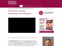 parodontitis-zahnarzt-ludwigsburg.de Webseite Vorschau