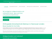 orthopaedie-schuhtechnik-dettmar-hannover.de Webseite Vorschau