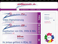 professionell.ch Webseite Vorschau