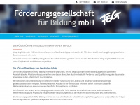 foerderungsgesellschaft-fuer-bildung.de Webseite Vorschau